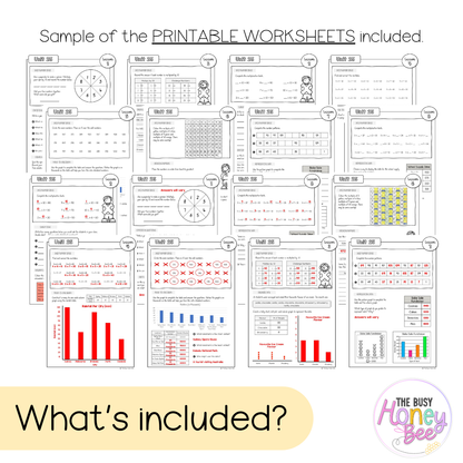 Stage 2 Year B NSW Maths Worksheets Unit 25