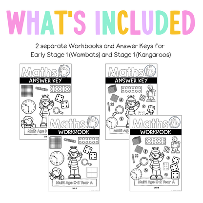 Multi Age K-2 Year A NSW Maths Worksheets Unit 6