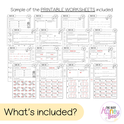 Stage 2 Year B NSW Maths Worksheets Unit 33