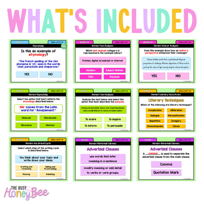 Stage 3 Year A Australian | NSW English Daily Review | Warm-Up Unit 2 Week 4