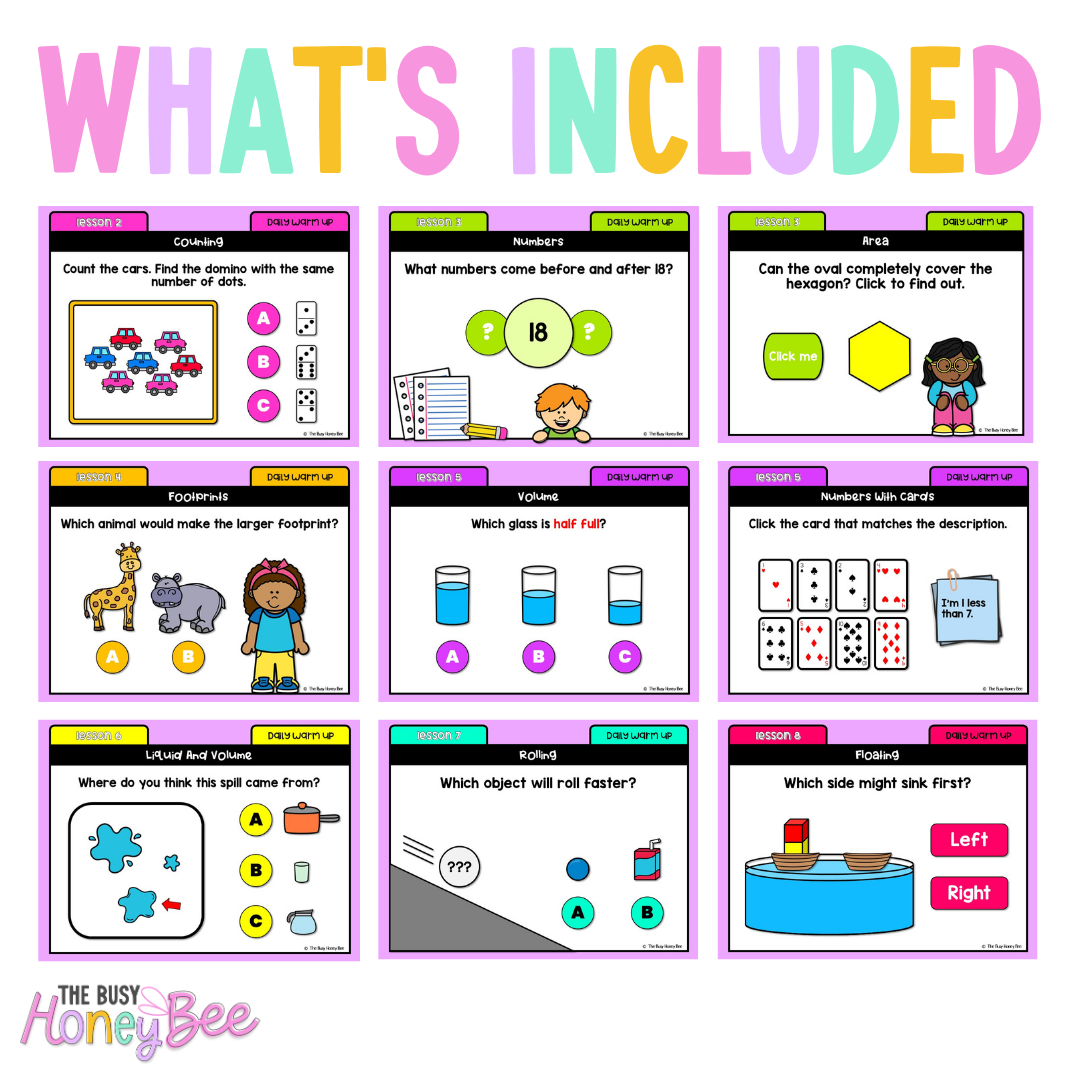 Early Stage 1 Australian | NSW Math Daily Review | Warm-Up Term 4 Mega Bundle