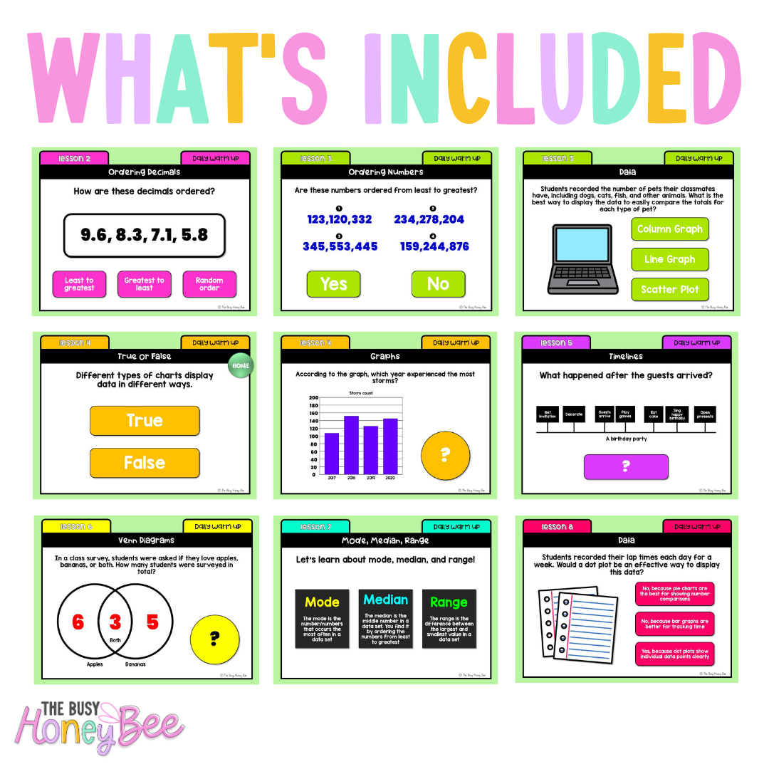 Stage 3 Year A Australian | NSW Math Daily Review | Warm-Up Term 1 Mega Bundle