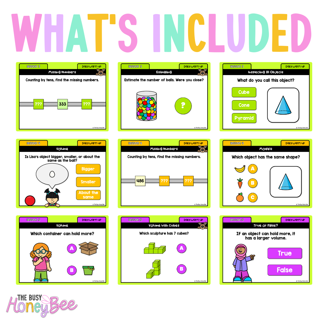 Multi Age K-2 Year B Australian | NSW Maths Daily Review | Warm-Up Term 4 Mega Bundle