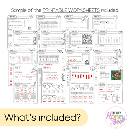 Stage 2 Year B NSW Maths Worksheets Unit 37