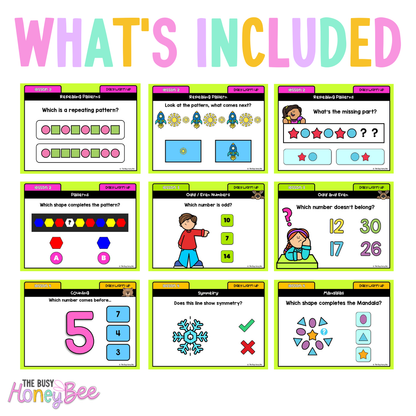 Multi Age K-2 Year B Maths Daily Warm Up Term 1 Mega Bundle