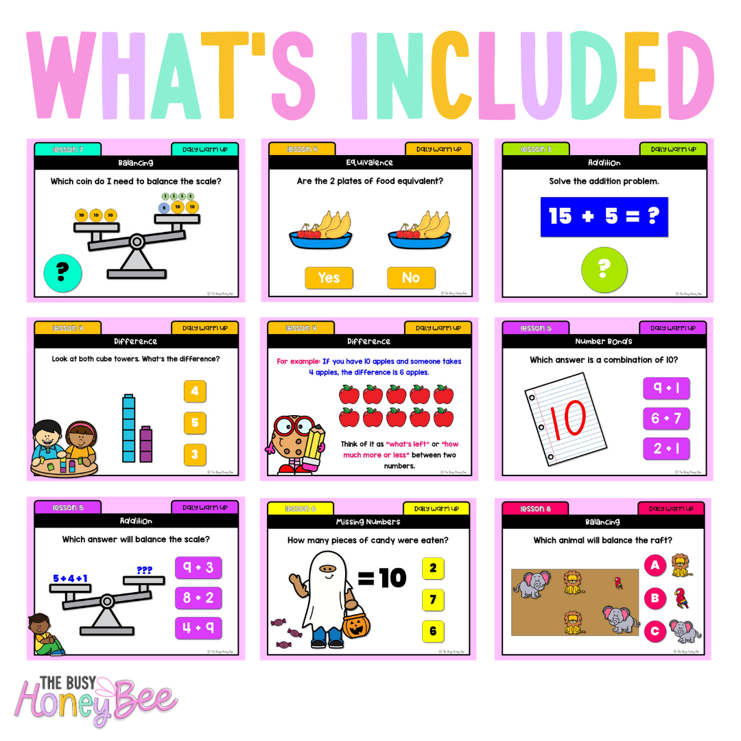 Stage 1 Year A Maths Daily Warm Up Term 2 Mega Bundle