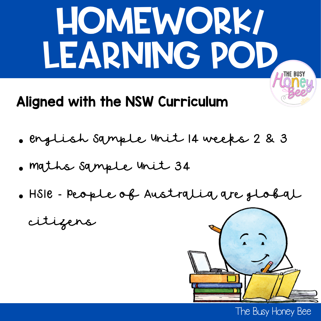 Stage 3 Year B Homework/Learning Pod 34