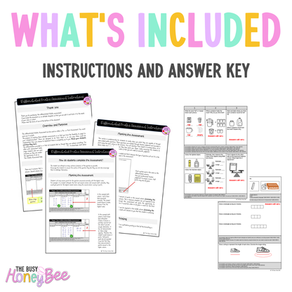 Multi Age K-2 Year A Differentiated NSW Maths Assessment Unit 3