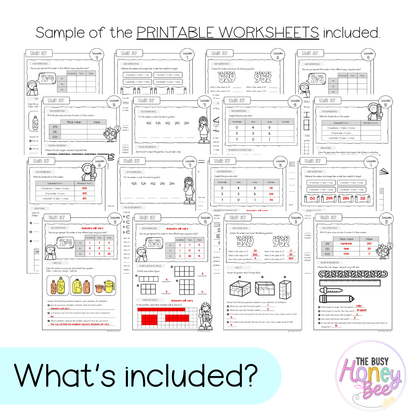 Stage 1 Year B NSW Maths Worksheets Unit 37