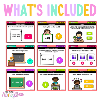 Stage 2 Year A Australian | NSW Math Daily Review | Warm-Up Term 4 Mega Bundle
