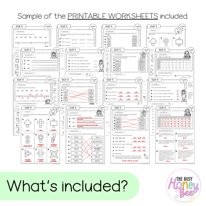 Stage 3 Year A NSW Maths Worksheets Unit 9