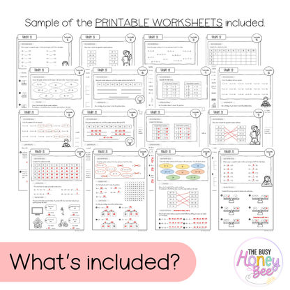 Stage 2 Year A NSW Maths Worksheets Unit 2