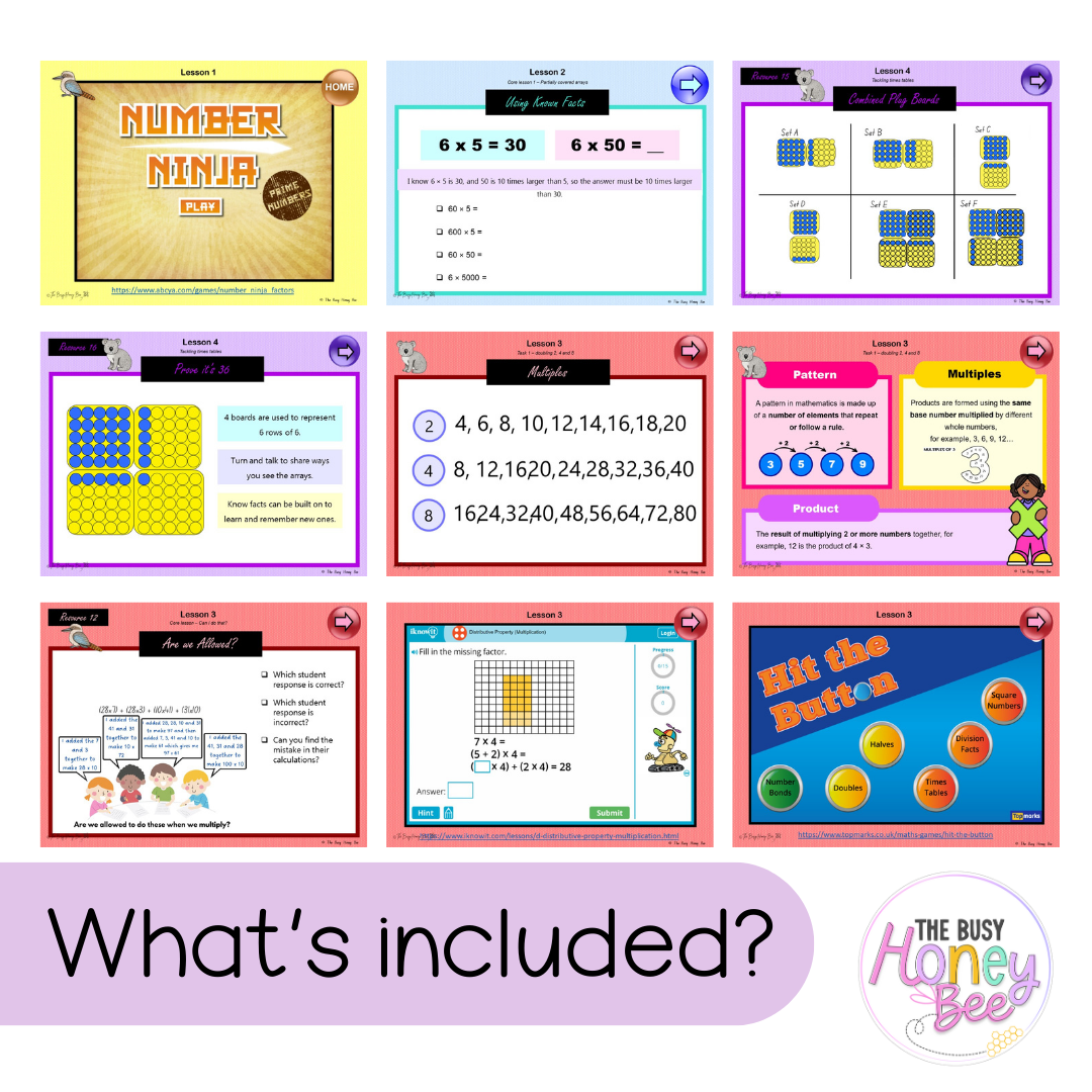 Multi Age 3-6 Year A Unit 13 Maths Teaching Slides