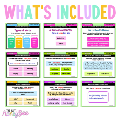 Stage 3 Year A Australian | NSW English Daily Review | Warm-Up Unit 1 Week 1