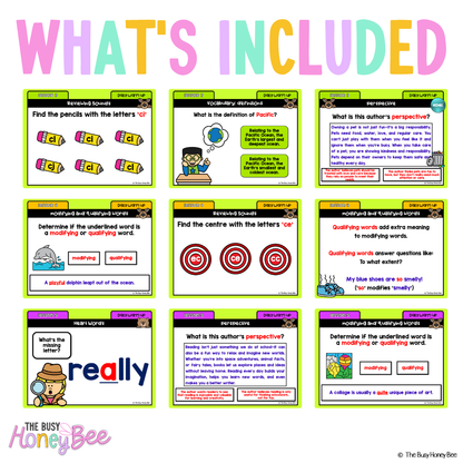 Multi Age K-2 Yr B Australian | NSW English Daily Review Term 4 Mega Bundle