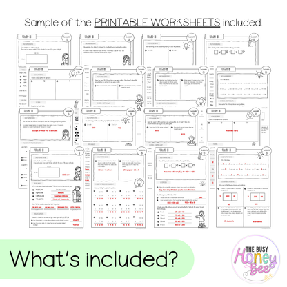 Stage 3 Year A NSW Maths Worksheets Unit 11