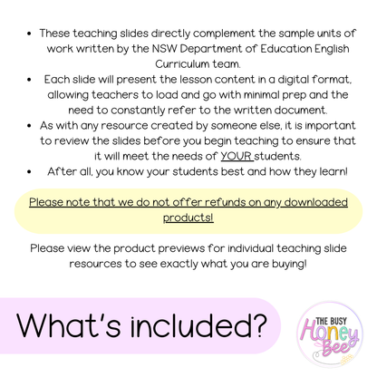 Early Stage 1 Ultimate English Teaching Slides Mega Bundle