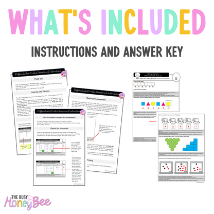 Multi Age K-2 Year A Differentiated NSW Maths Assessment Unit 2