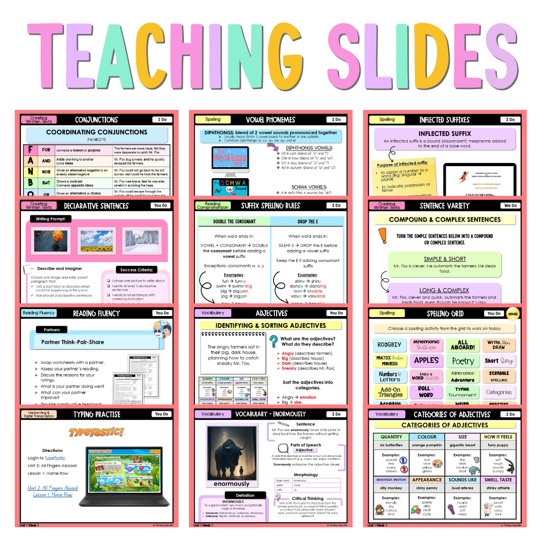 Stage 2 Year A Unit 1 NSW Narrative English Component A Teaching Bundle