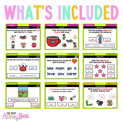Multi Age K-2 Year B Ultimate English Australian | NSW English Daily Review | Warm-Up Mega Bundle