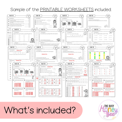 Stage 2 Year A NSW Maths Worksheets Unit 13