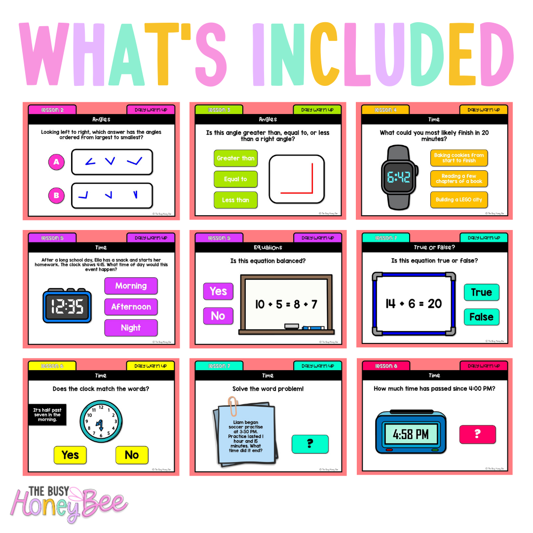 Stage 2 Year A Ultimate Australian | NSW Maths Daily Review | Warm-Up Mega Bundle