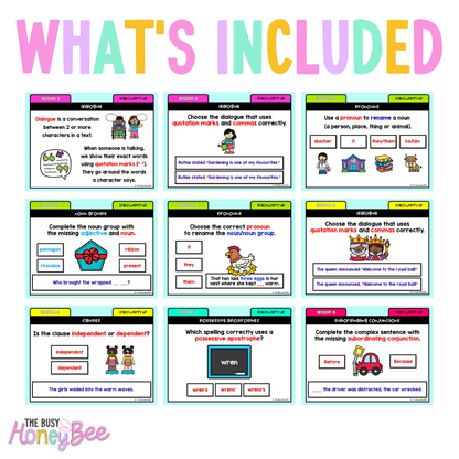 Stage 1 Year B Australian | NSW English Daily Review | Daily Warm Unit 35