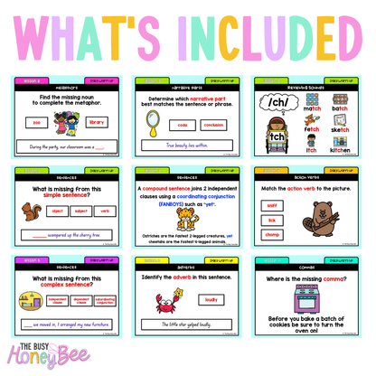 Stage 1 Year B Ultimate English Australian | NSW English Daily Review | Warm-Up Mega Bundle