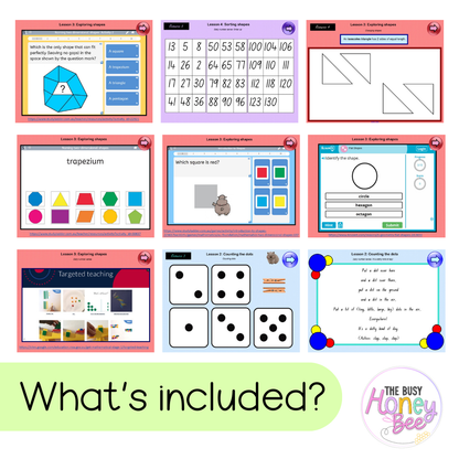 Multi Age K-2 Year B Unit 1 NSW Maths Teaching Slides