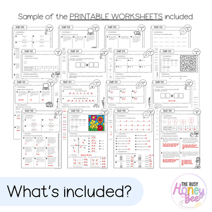 Stage 3 Year B NSW Maths Worksheets Unit 40