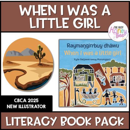 Raymaŋgirrbuy dhäwu, When I was a little girl, Kylie Gatjawarrawuy Mununggurr - CBCA 2025 - Literacy Book Pack