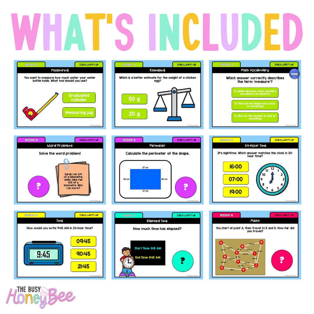 Stage 3 Year B Ultimate Australian | NSW Maths Daily Review | Warm-Up Mega Bundle