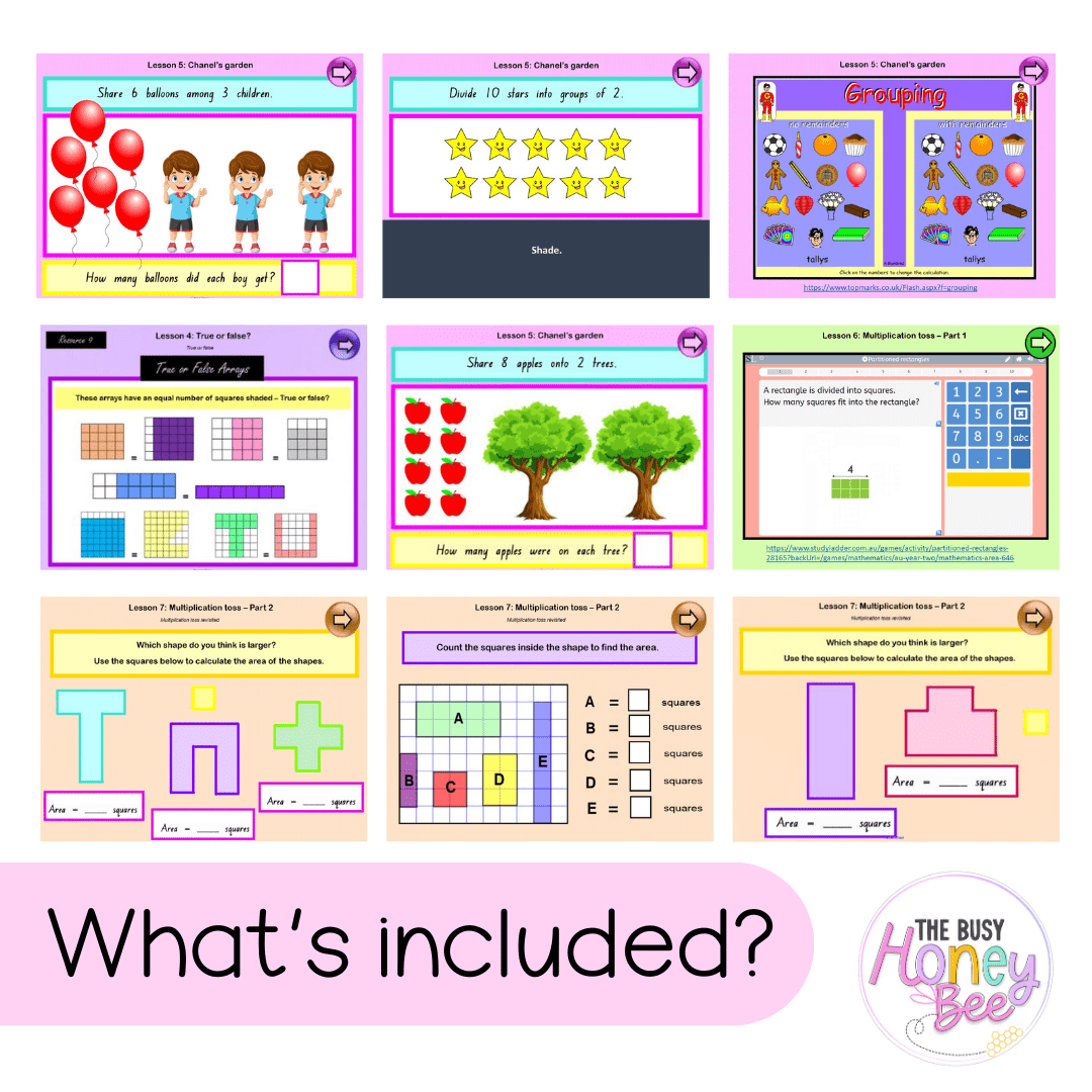 Stage 1 Year A Term 3 Maths Teaching Slides Mega Bundle