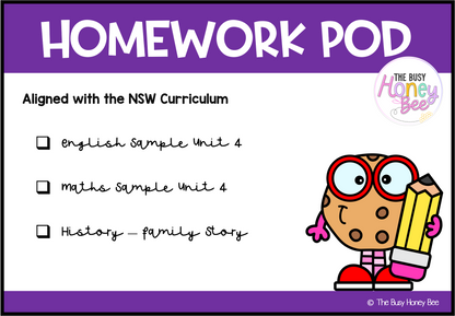 Early Stage 1 Homework/Learning Pod 4