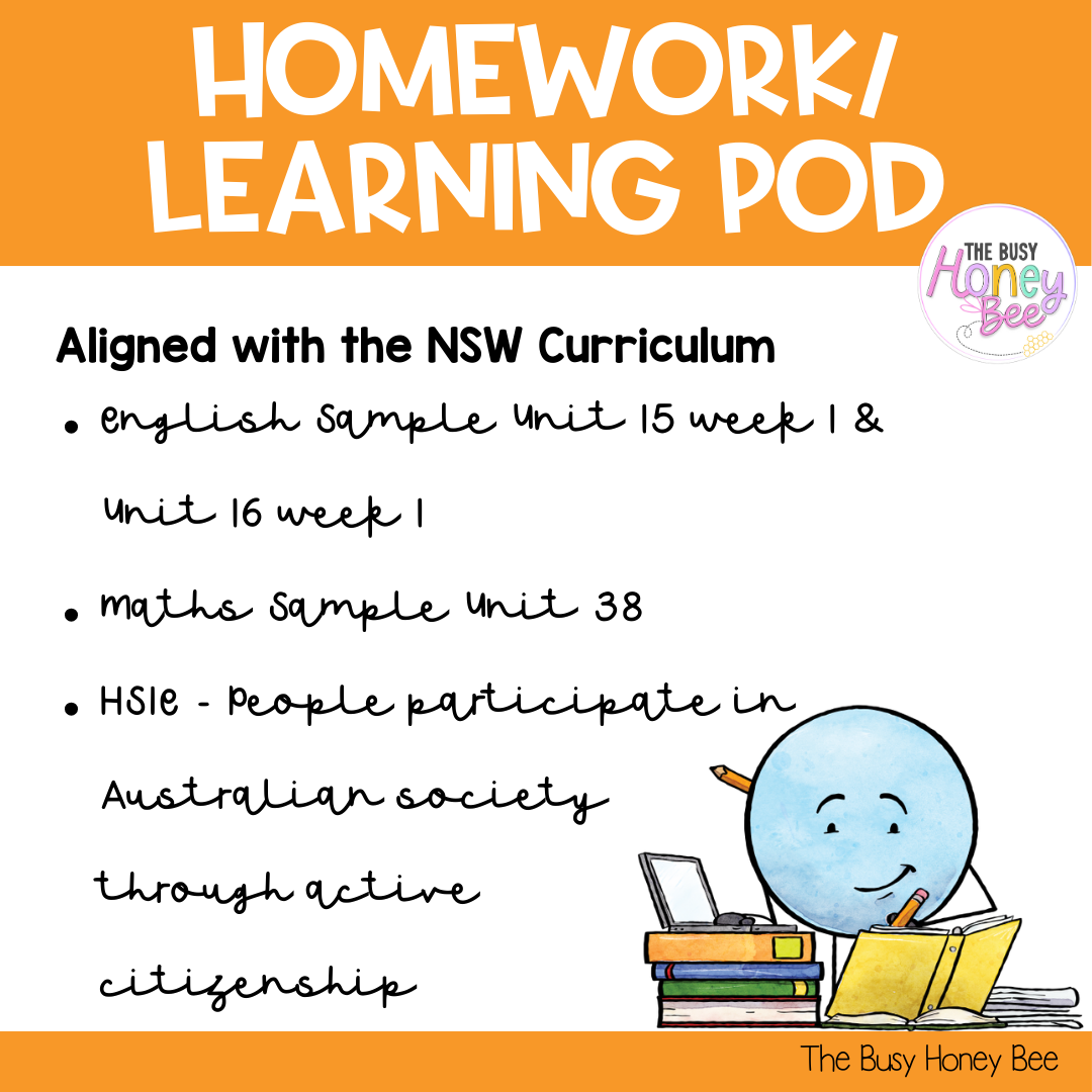 Stage 2 Year B Homework/Learning Pod 38
