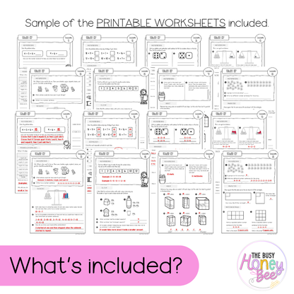 Stage 1 Year A NSW Maths Worksheets Unit 17