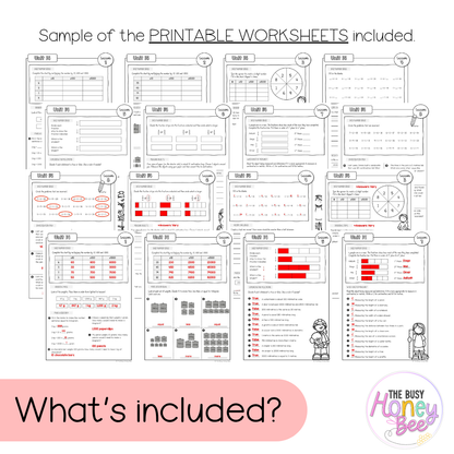 Stage 2 Year A NSW Maths Worksheets Unit 14