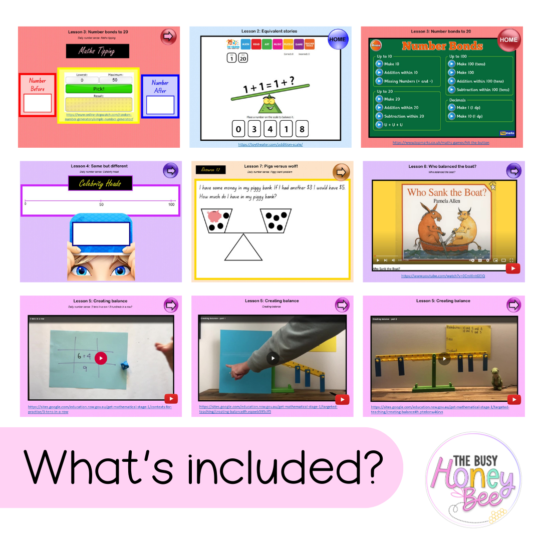 Stage 1 Year A Unit 6 Maths Teaching Slides