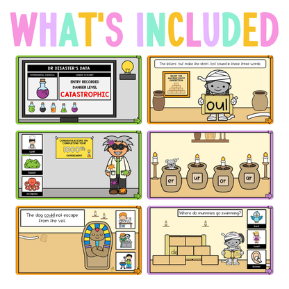Stage 1 Year A - Year 1 Reading Pod 14 - u oo oul er ar or