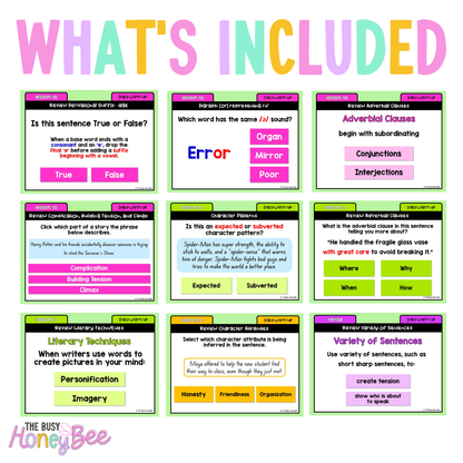 Stage 3 Year A Australian | NSW English Daily Review | Warm-Up Unit 1 Bundle