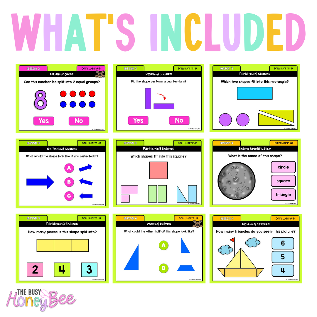 Multi Age K-2 Year B Ultimate Math Australian | NSW Math Daily Review | Warm-Up Mega Bundle