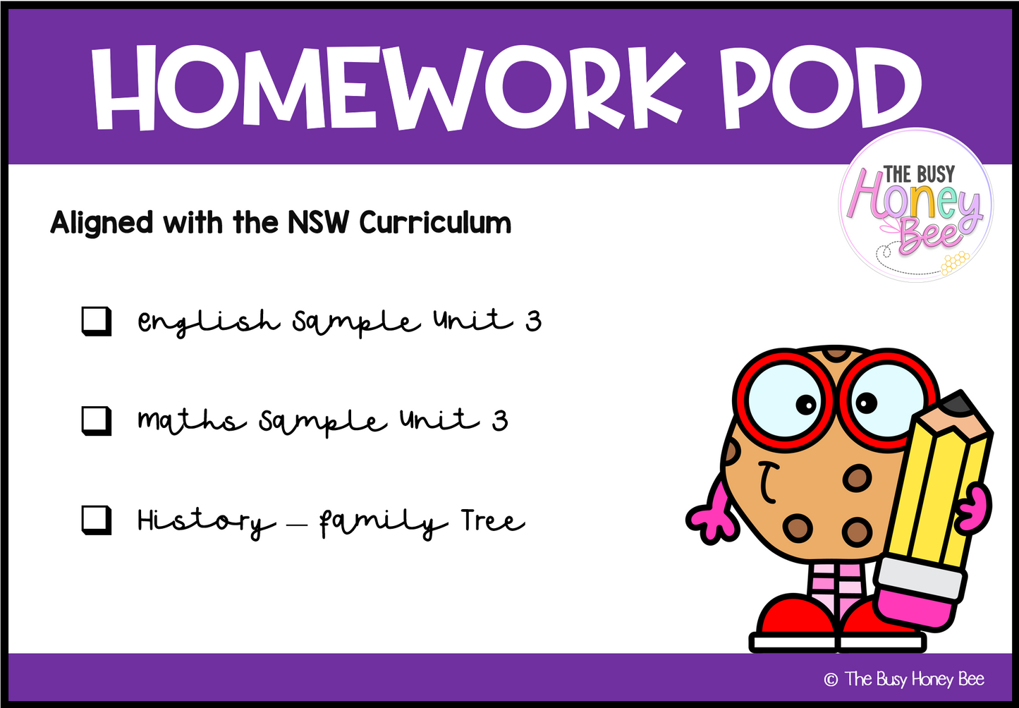 Early Stage 1 Homework/Learning Pod 3