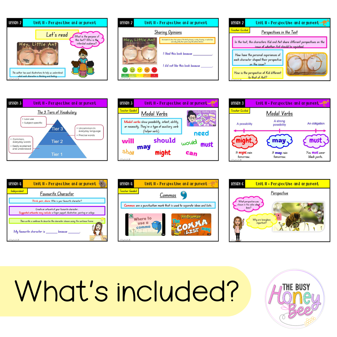 Multi Age Year A Unit 11 Perspective and Argument English Teaching Slides