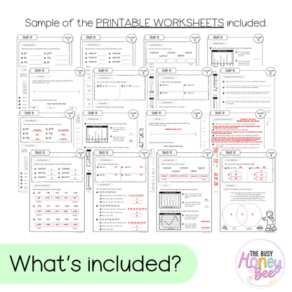 Stage 3 Year A NSW Maths Worksheets Unit 5