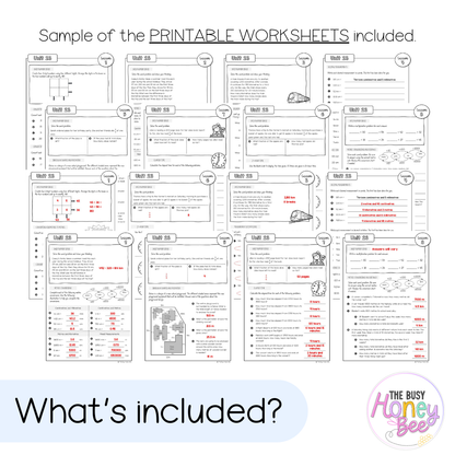 Stage 3 Year B NSW Maths Worksheets Unit 23