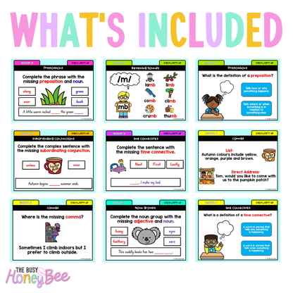 Stage 1 Year B Ultimate English Australian | NSW English Daily Review | Warm-Up Mega Bundle