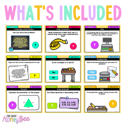 Stage 2 Year B Australian | NSW Math Daily Review | Warm-Up Unit 34