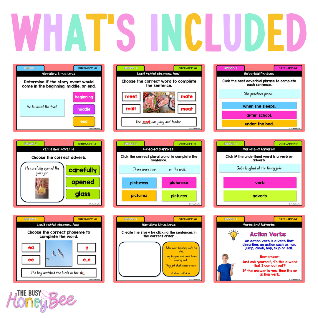 Stage 2 Year A Australian | NSW English Daily Review | Warm-Up Unit 1 Week 2