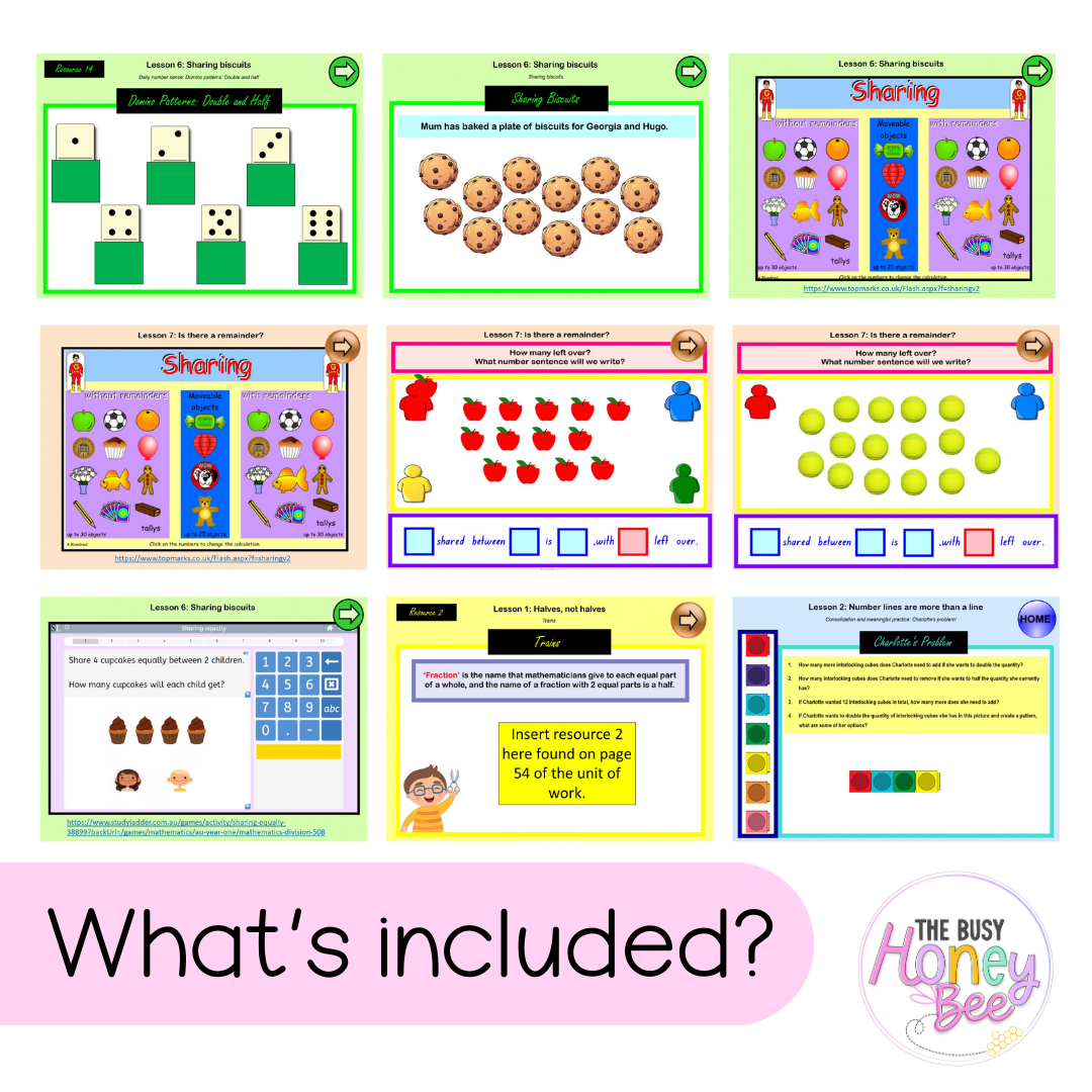 Stage 1 Year A Unit 15 Maths Teaching Slides