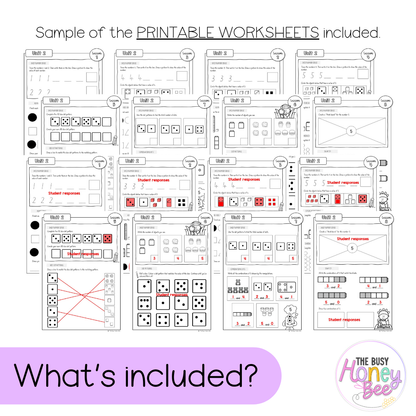 Early Stage 1 NSW Maths Worksheets Unit 2